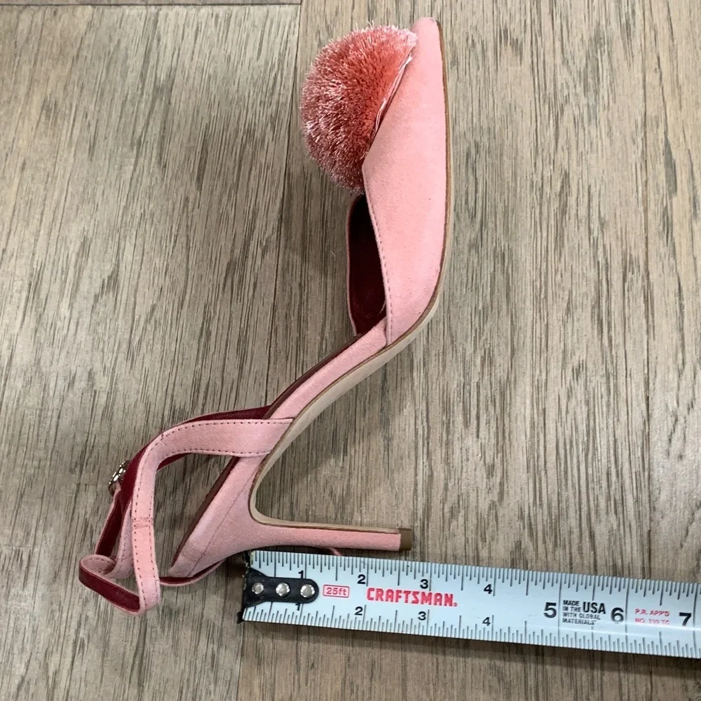 Kate Spade Amour Pom Pumps Dancer Pink Size 6.5 - Picture 7 of 10